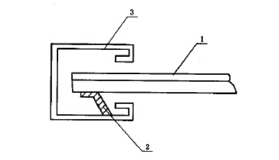 导轨防烟装置示意图